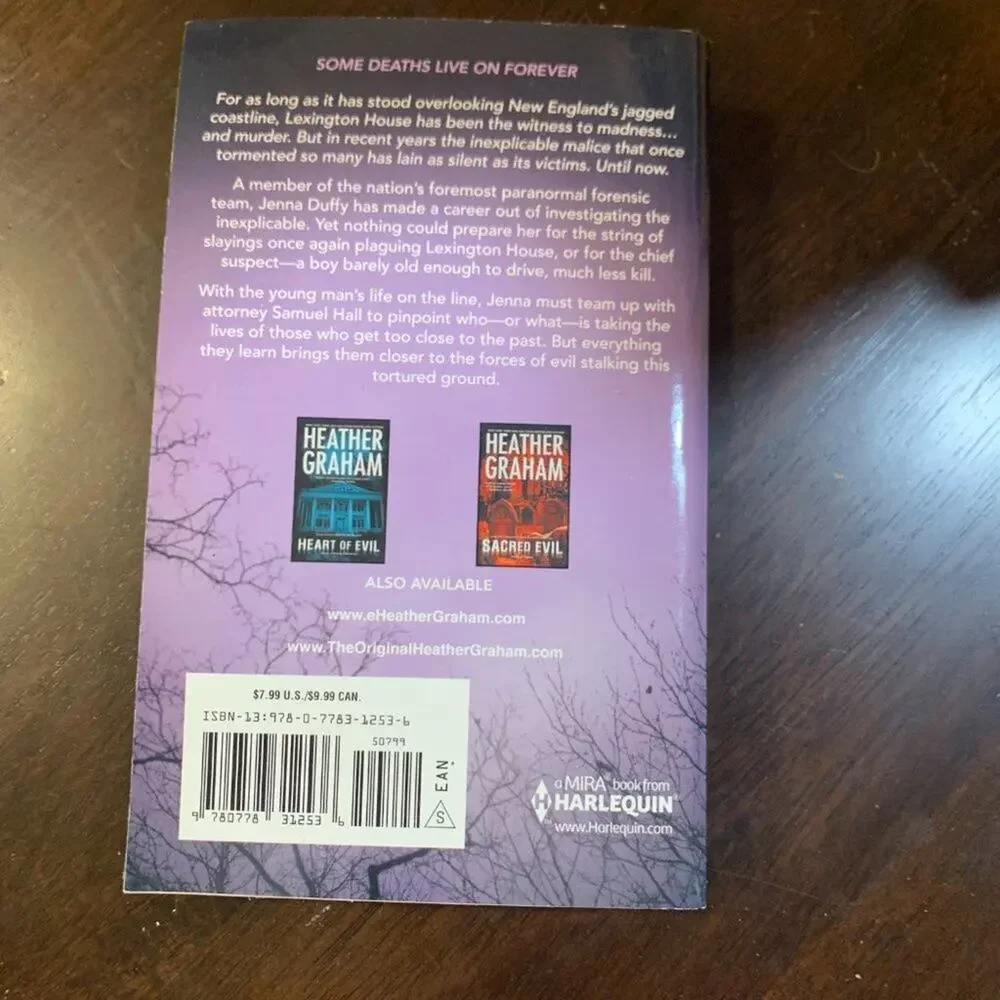 Book Novel - The Evil Inside by Heather Graham